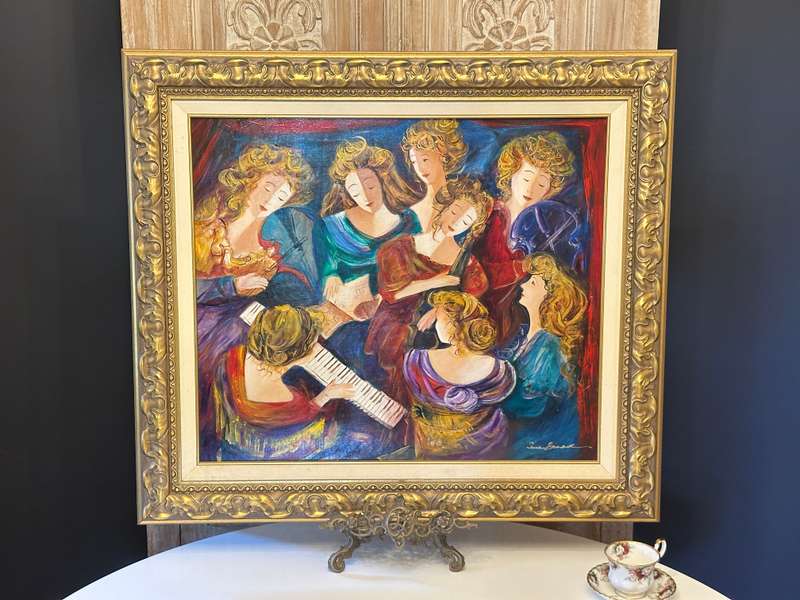 Original Large SUSAN BARNARD - Well Known SA Artist