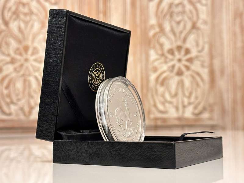 2oz Silver Proof Krugerrand 2020 - In Original SA Mint box with Certificate