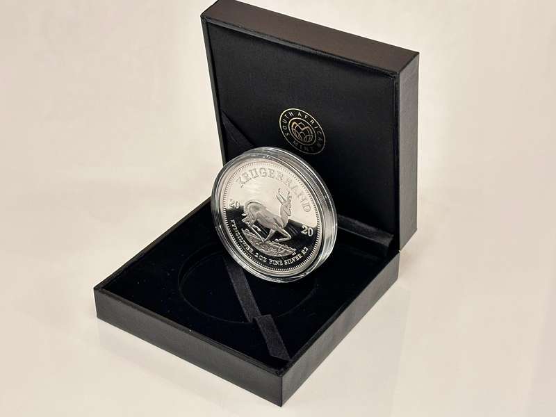 2oz Silver Proof Krugerrand 2020 - In Original SA Mint box with Certificate