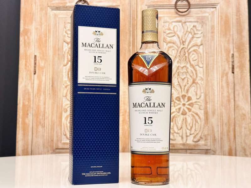 Macallan 15 Year Old Signature Double Cask Whisky in Original Box