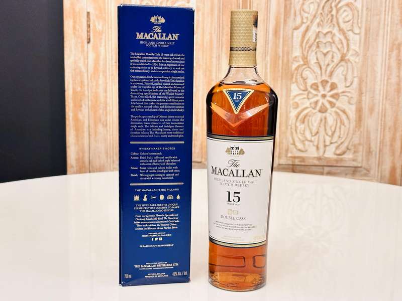 Macallan 15 Year Old Signature Double Cask Whisky in Original Box