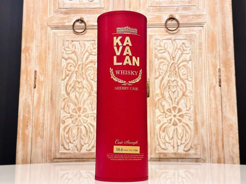 Kavalan Limited Edition No 375 of 436 Sherry Cask Strength in Collectors Display Case