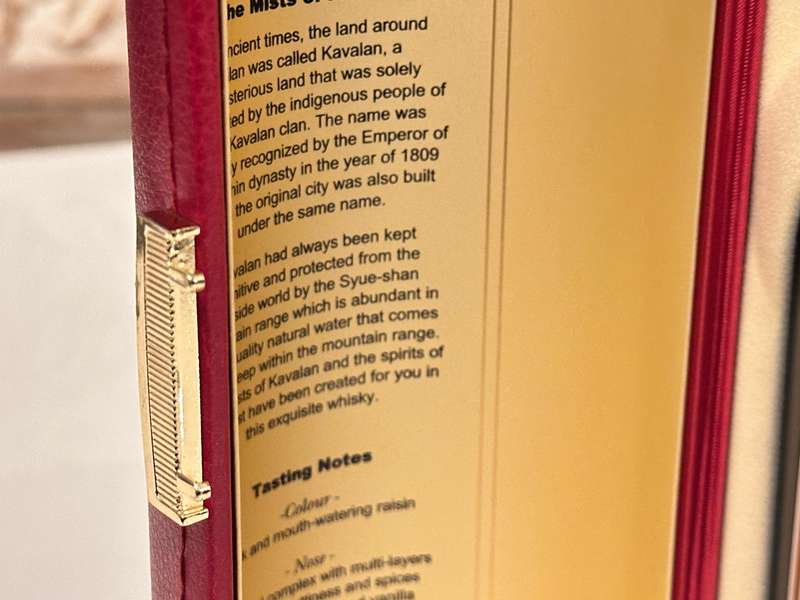 Kavalan Limited Edition No 375 of 436 Sherry Cask Strength in Collectors Display Case