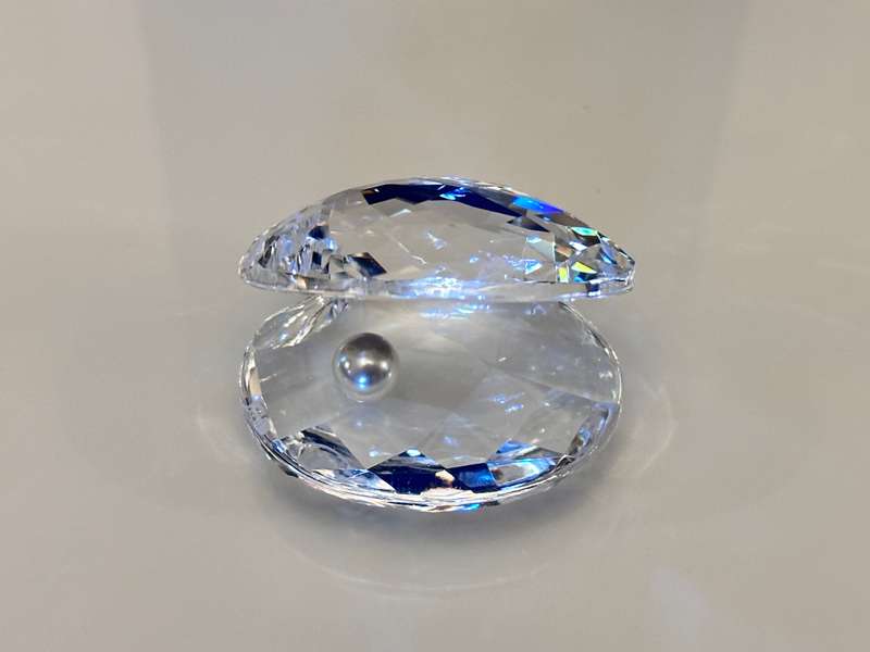 SWAROVSKI Crystal Shell With Pearl Collectable