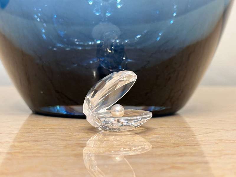 SWAROVSKI Crystal Shell With Pearl Collectable
