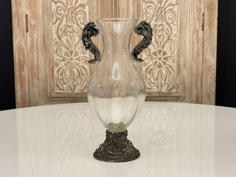 Ornate Vintage Statement Vase