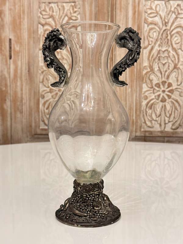 Ornate Vintage Statement Vase