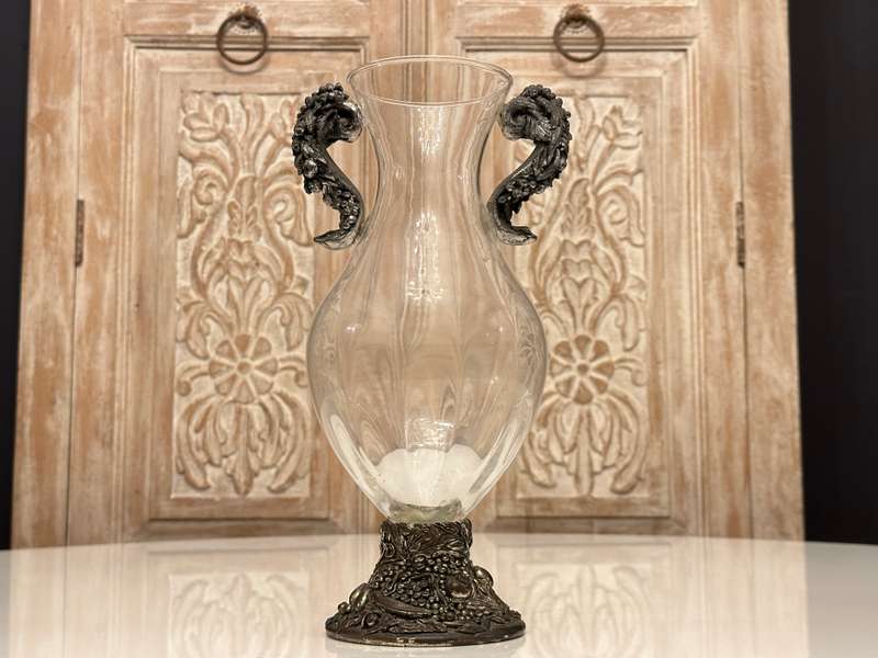 Ornate Vintage Statement Vase