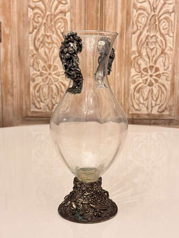 Ornate Vintage Statement Vase