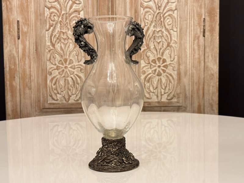 Ornate Vintage Statement Vase