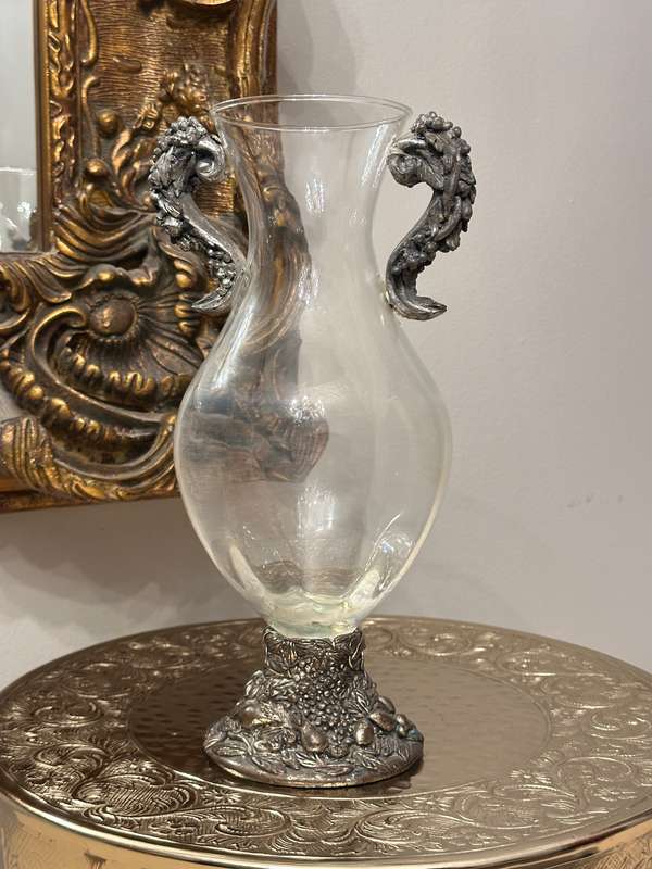 Ornate Vintage Statement Vase