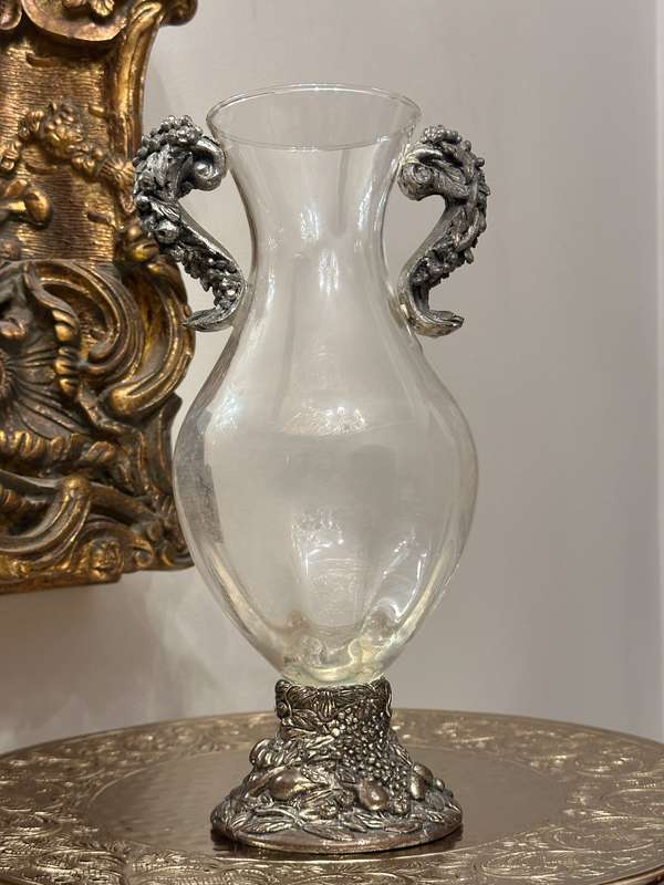 Ornate Vintage Statement Vase