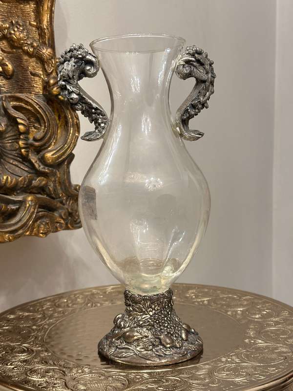 Ornate Vintage Statement Vase