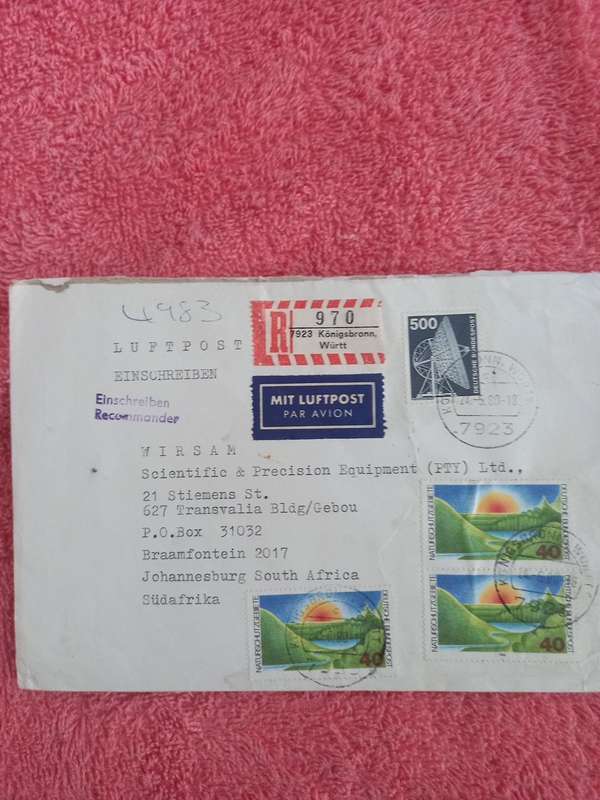 A German Airmail Cover