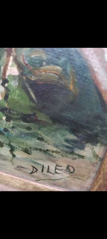 Old Italian Oil Painting