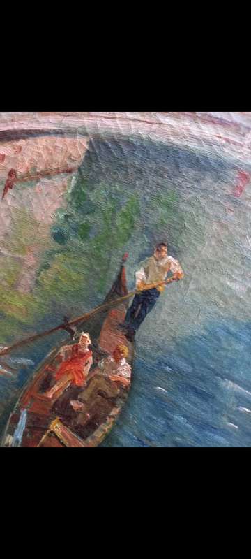 Old Italian Oil Painting