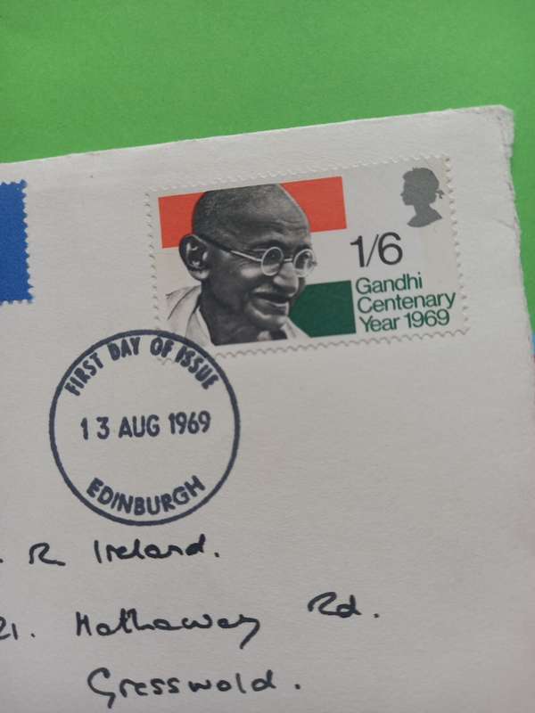 BRITAIN, Ghandi Cover