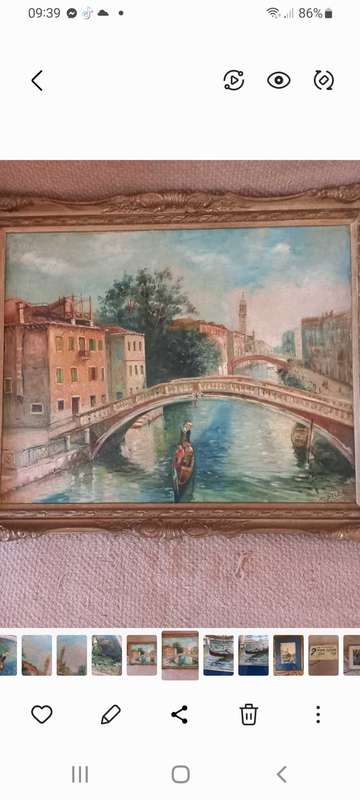 Old Italian Oil Painting