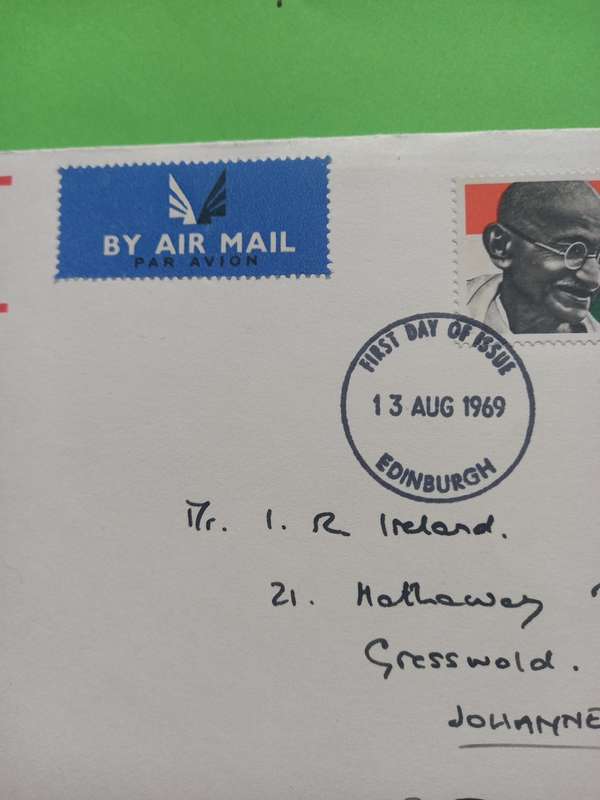 BRITAIN, Ghandi Cover