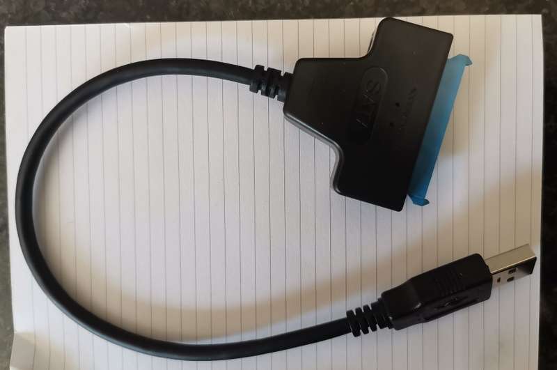 SATA to USB 3.0 Adapter Cable for 2.5" SATA SSD/HDD - NEW