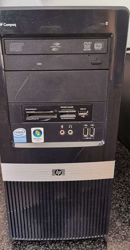 HP Compaq dx2390 Microtower - With Intel(R) Pentium(R) Dual CPU - Windows 10(Not activated)