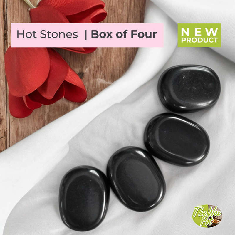 The Waxpot Hot Stone Massage Set