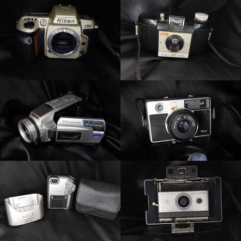6 Vintage cameras