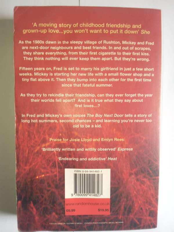 The Boy Next Door - You never forget your first love... By Josie Lloyd and Emlyn Rees- 2001