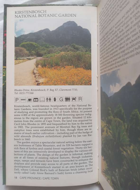 A visitors guide to GARDENS in South Africa by Nancy Gardiner -1988