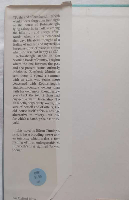 ROBINSHEUGH by Eileen Dunlop -1975