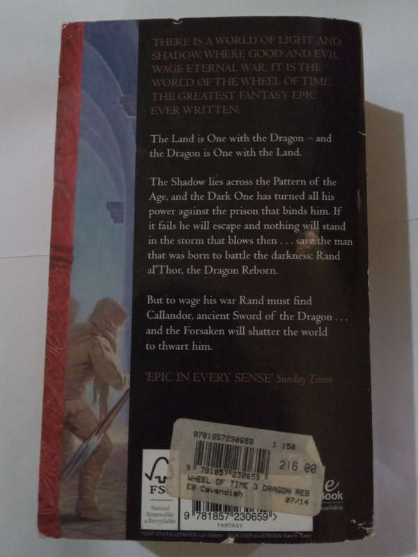 The DRAGON REBORN - by Robert Jordan - 1990