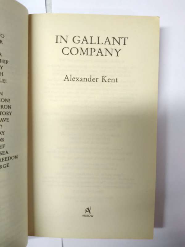 In Gallant Company by Alexander Kent -1977