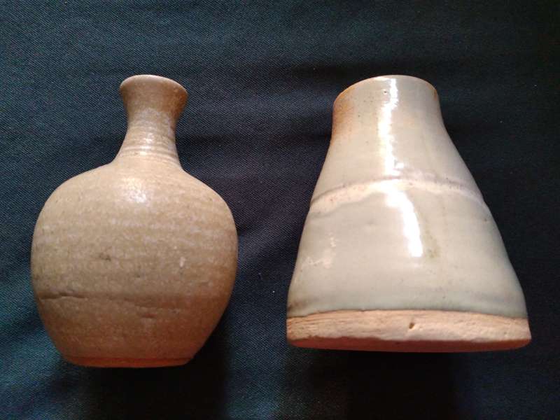 Ceramic single bud vases