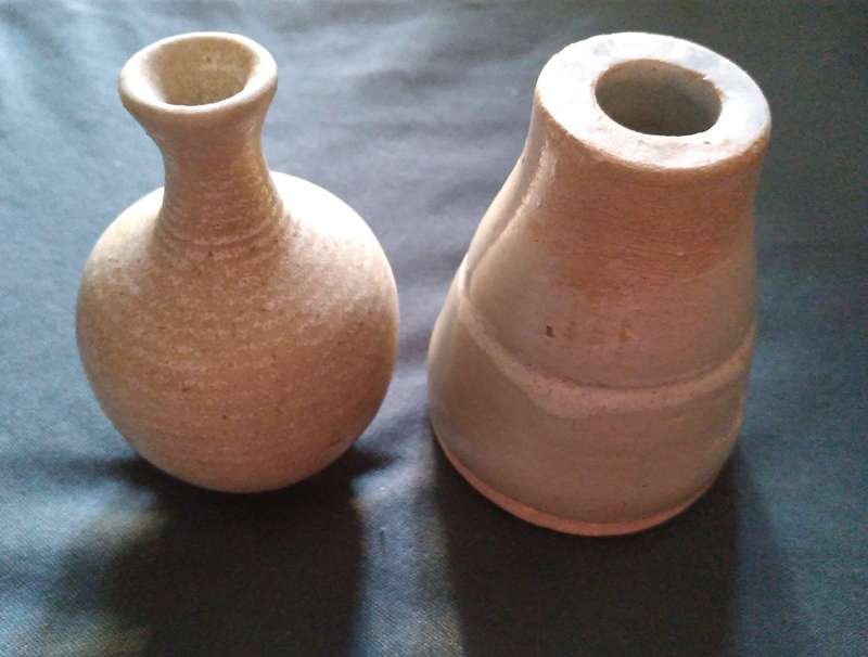 Ceramic single bud vases