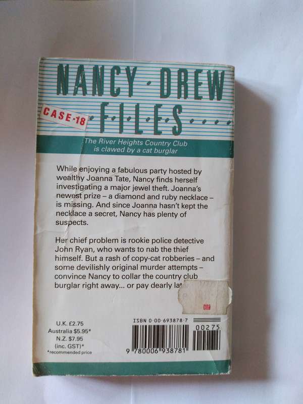 Nancy Drew Files , Case 18 Circle of Evil by Carolyn Keene-1997