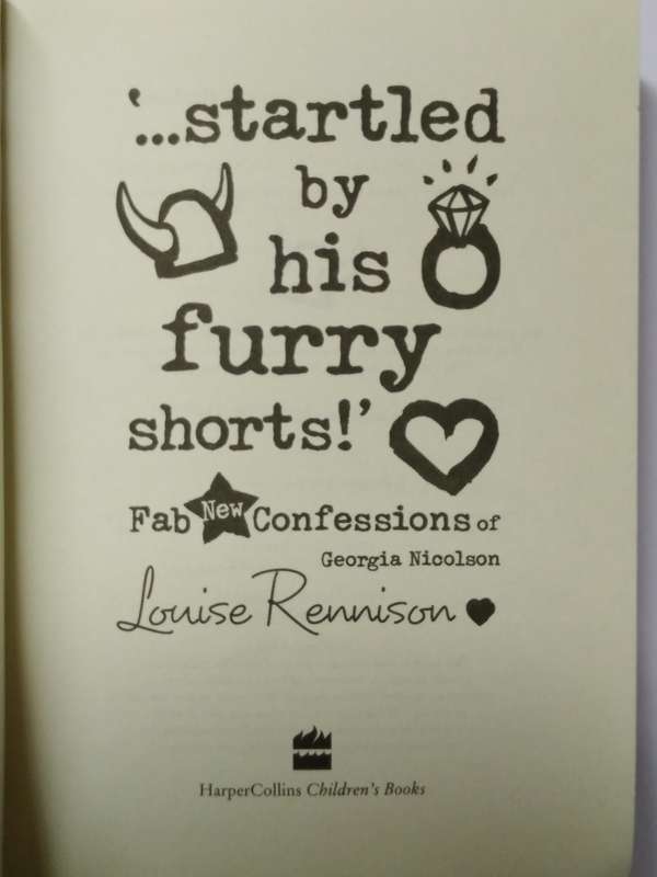 Startled by his furry shorts!