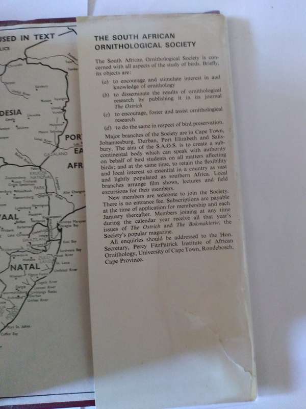 Robert's Birds of South africa by Mclachlan and Liversidge -1975