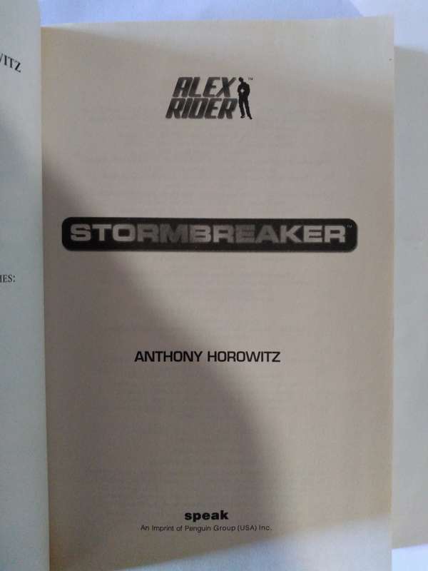 Stormbreaker- Alex Rider by Anthony Horowitz -2006