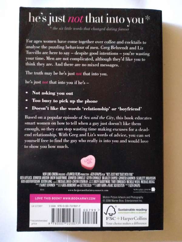 He,s just not that into you by Greg Behrendt and Liz Tuccillo- 2004