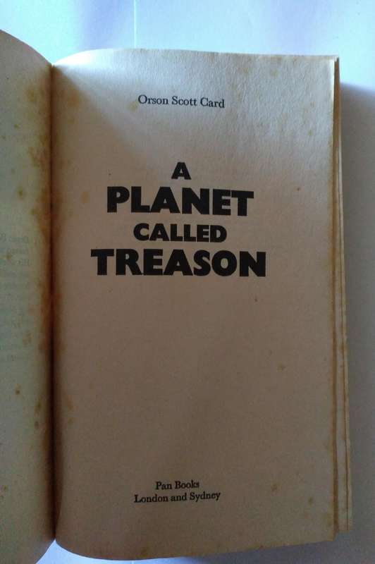 A Planet Called Treason by Orson Scott Card -1987
