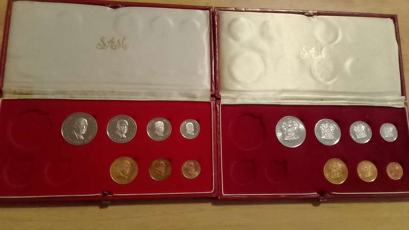 5x Partial Proof set 1977-1982