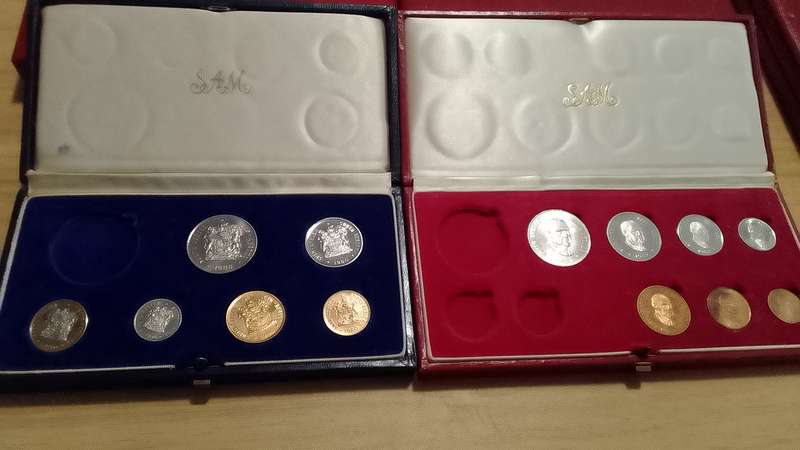 5x Partial Proof sets 1977-1982