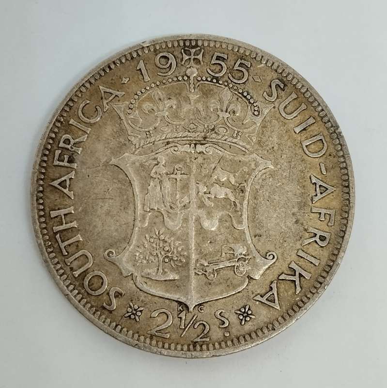1955 2 and a Half Shilling #C0037