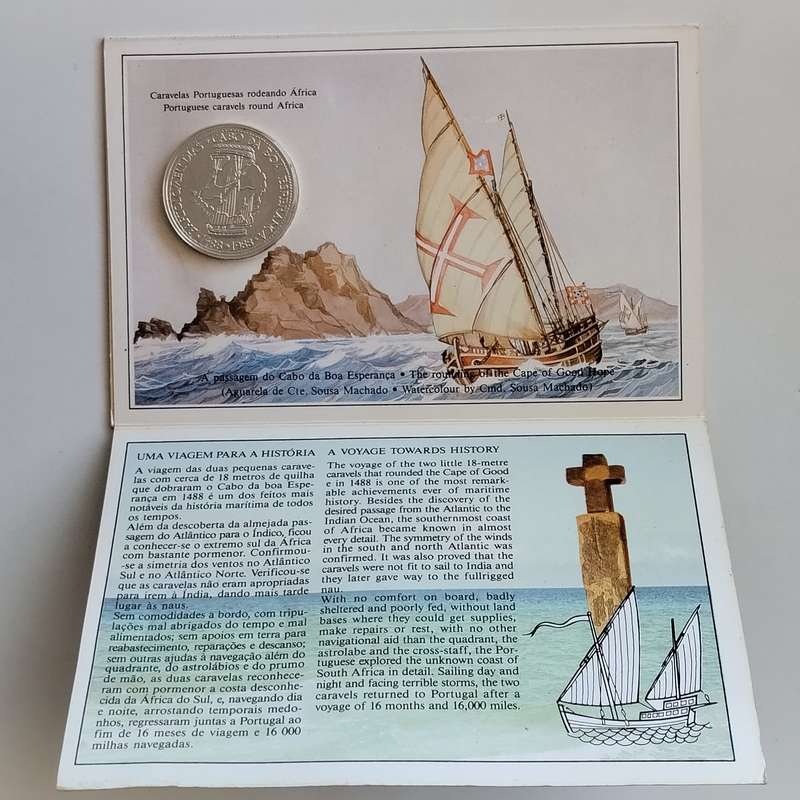 1488 Dias Silver Commemorative Coin and Booklet #C0043