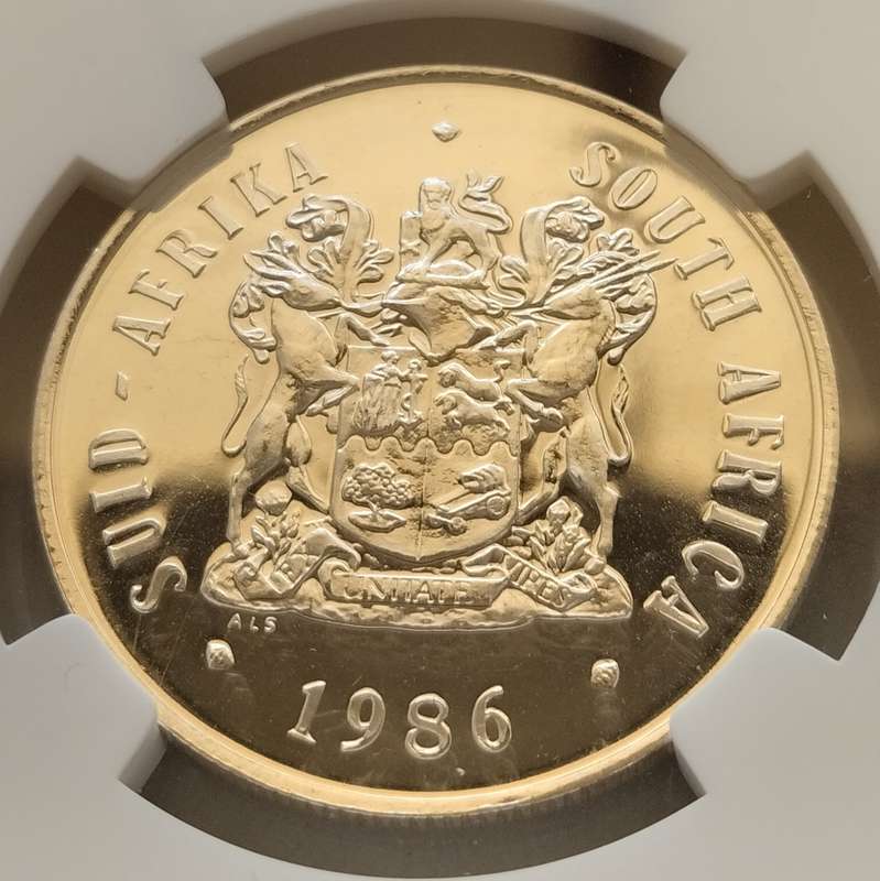 1986 Silver R1 NGC PF66 Cameo #C0044