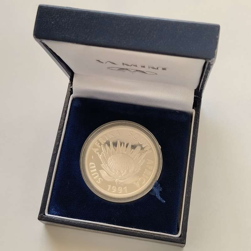 1991 Silver R1 Nursing in SAM Box #C0045