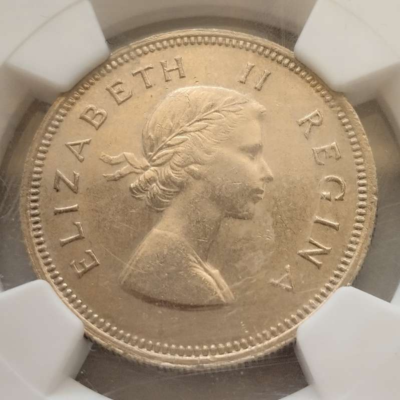 1960 2 Shilling NCG UNC Details #C0046