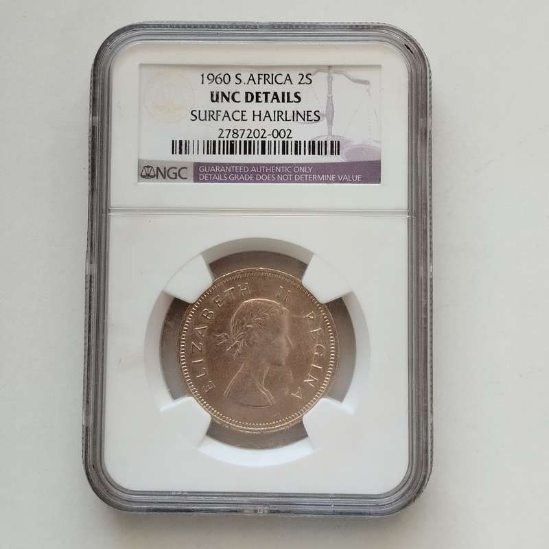1960 2 Shilling NCG UNC Details #C0046