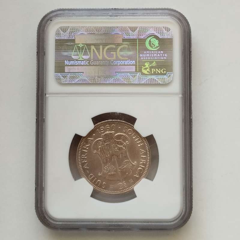 1960 2 Shilling NCG UNC Details #C0046