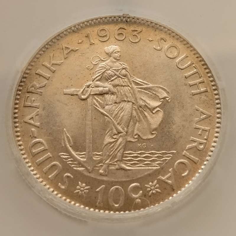 1963 10 Cent SANGS MS63 #C0048